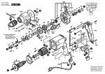 Bosch 0 601 184 041 GSB 20-2 Percussion Drill 110 V / GB Spare Parts GSB20-2